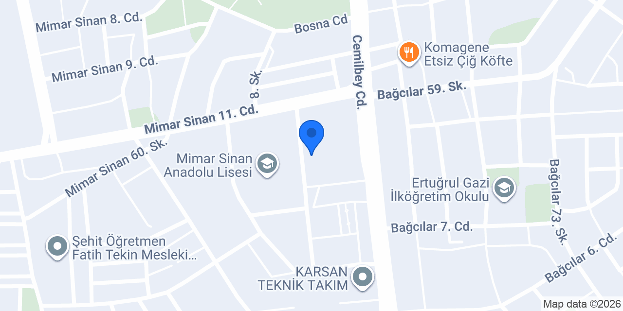 Mukadder Akaydın Anadolu Lisesi konumu