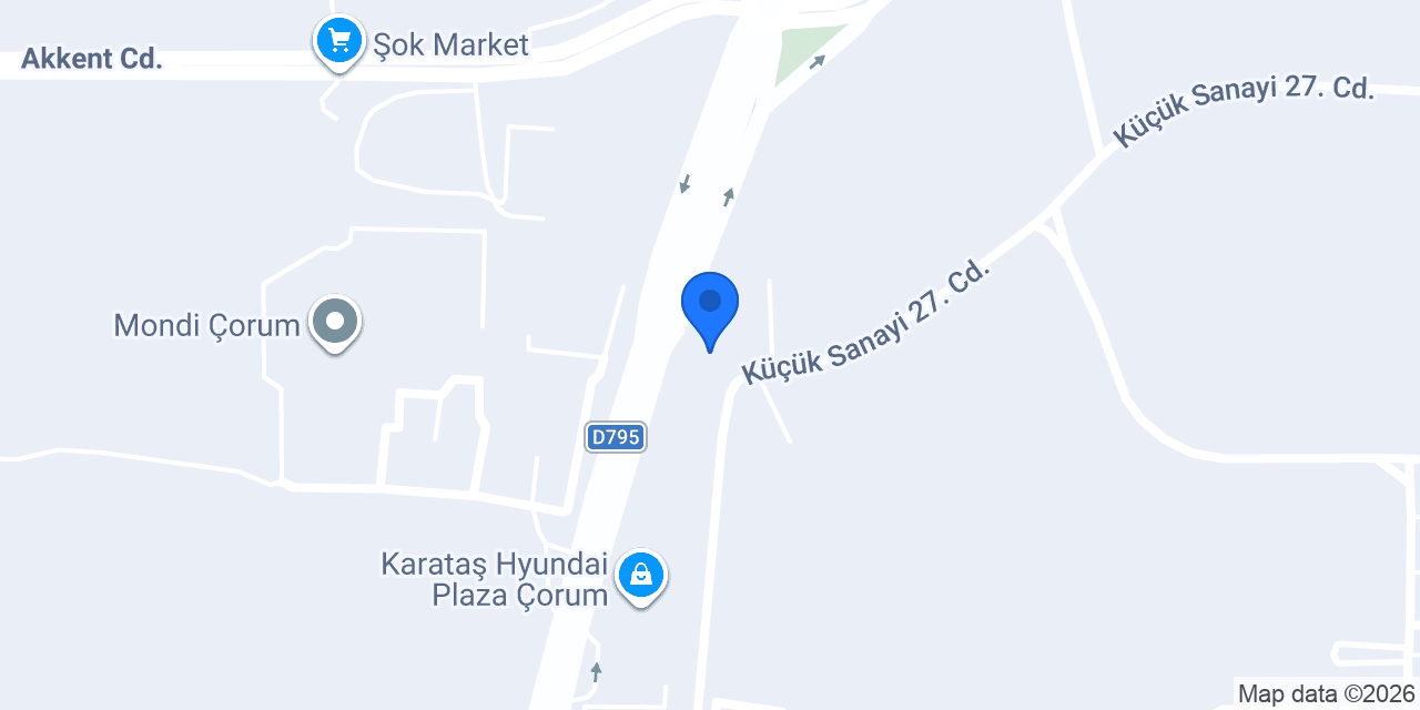 Coşkun Metal konumu