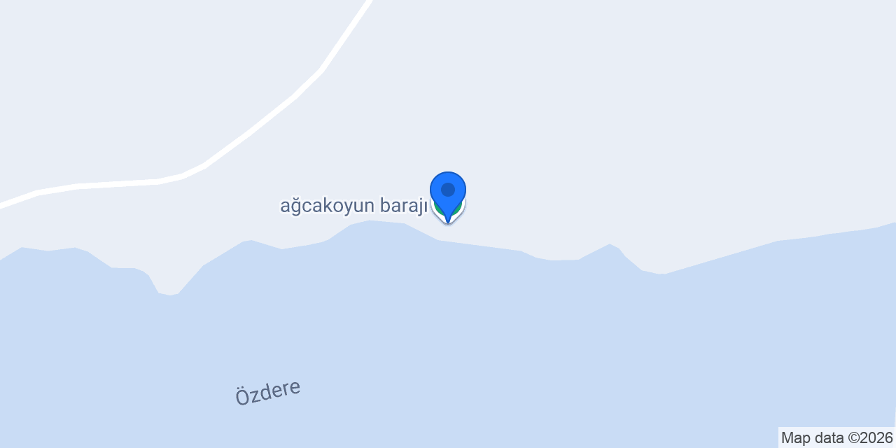 ağcakoyun barajı konumu
