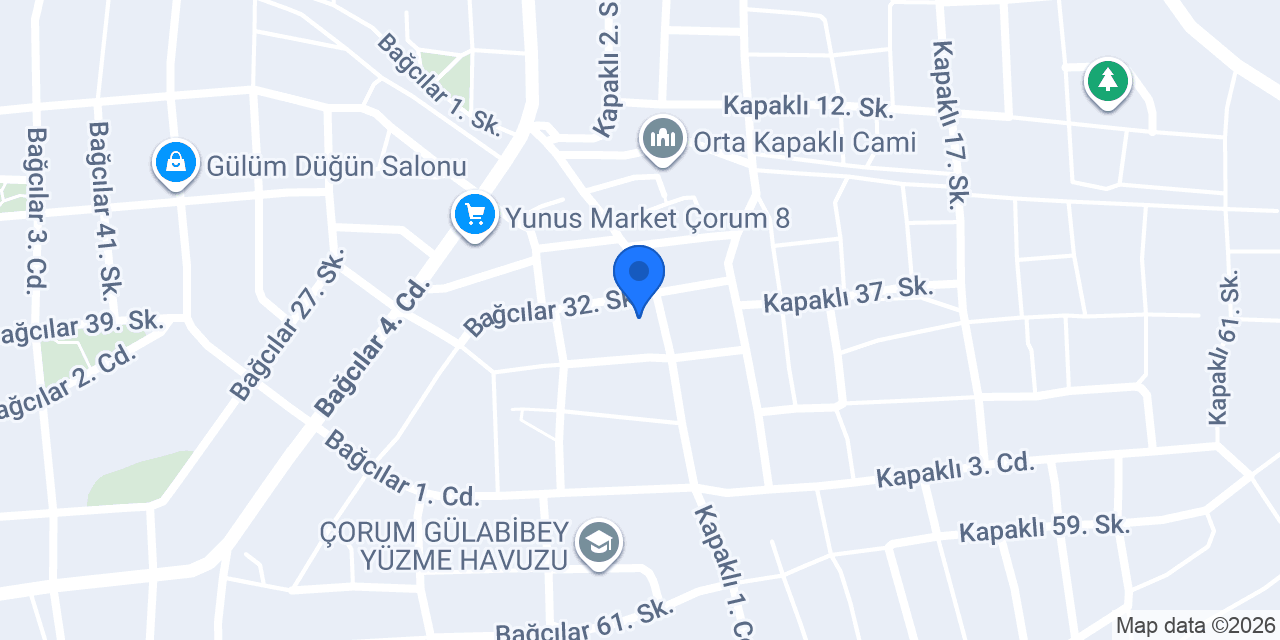 Çocuk Şube Müdürlüğü konumu