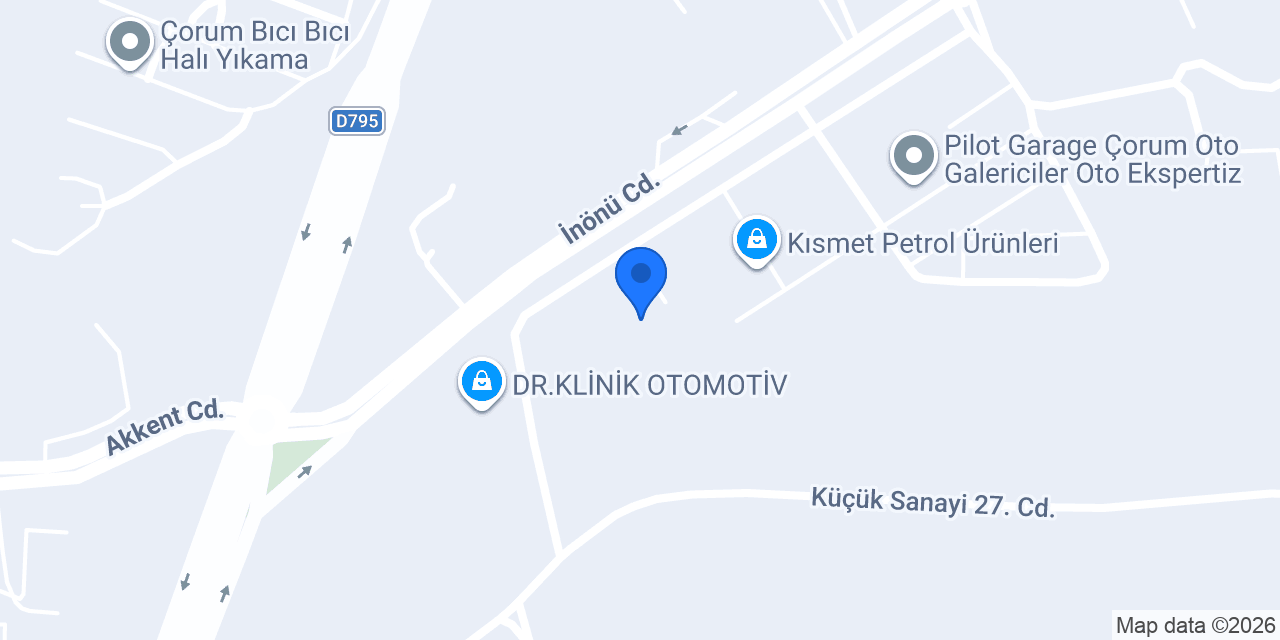 ARAS AUTO ÇORUM konumu