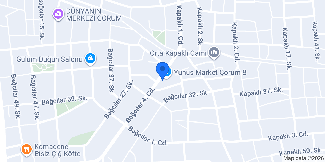 Komagene Bağcılar 4.Cd konumu