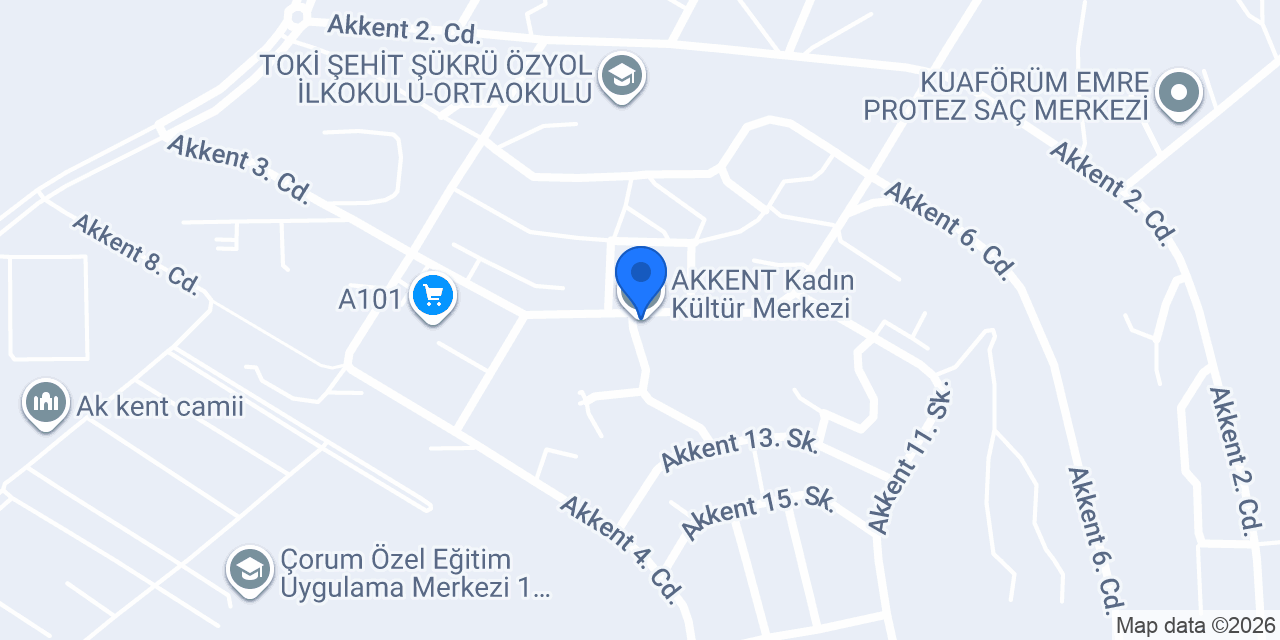 Akkent Taksi konumu