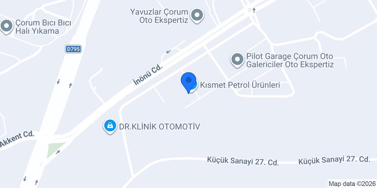 Kısmet Petrol Ürünleri konumu
