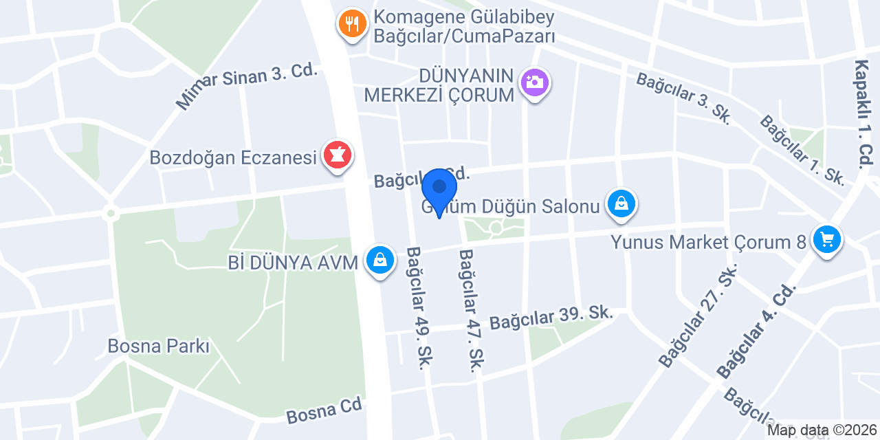 Buğra Ticaret İkinci El Eşya konumu
