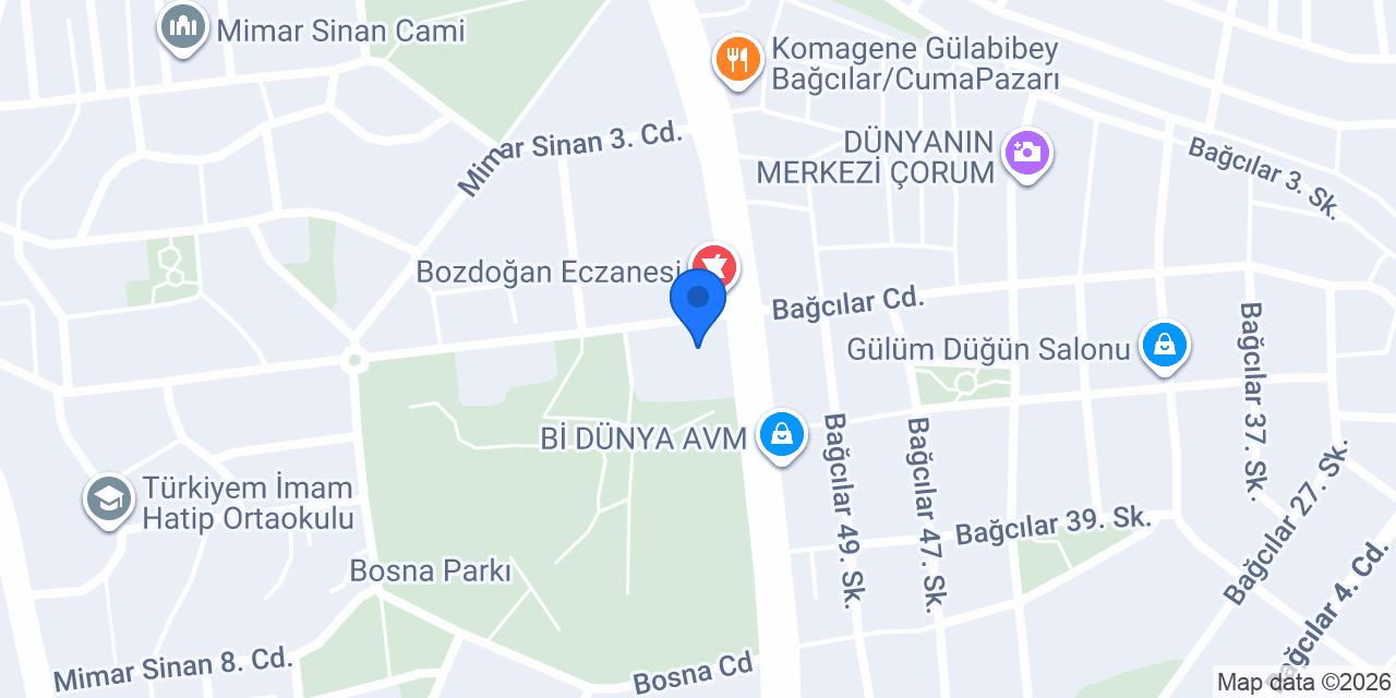 Eczane Serhat Kantar konumu