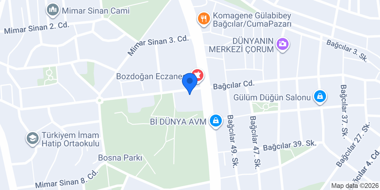 Şahin Eczanesi konumu
