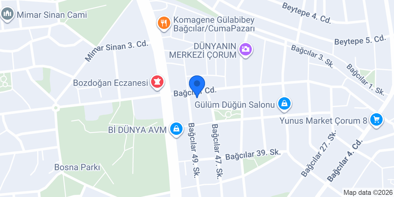 Çiğ Köfteci Ömer Usta konumu