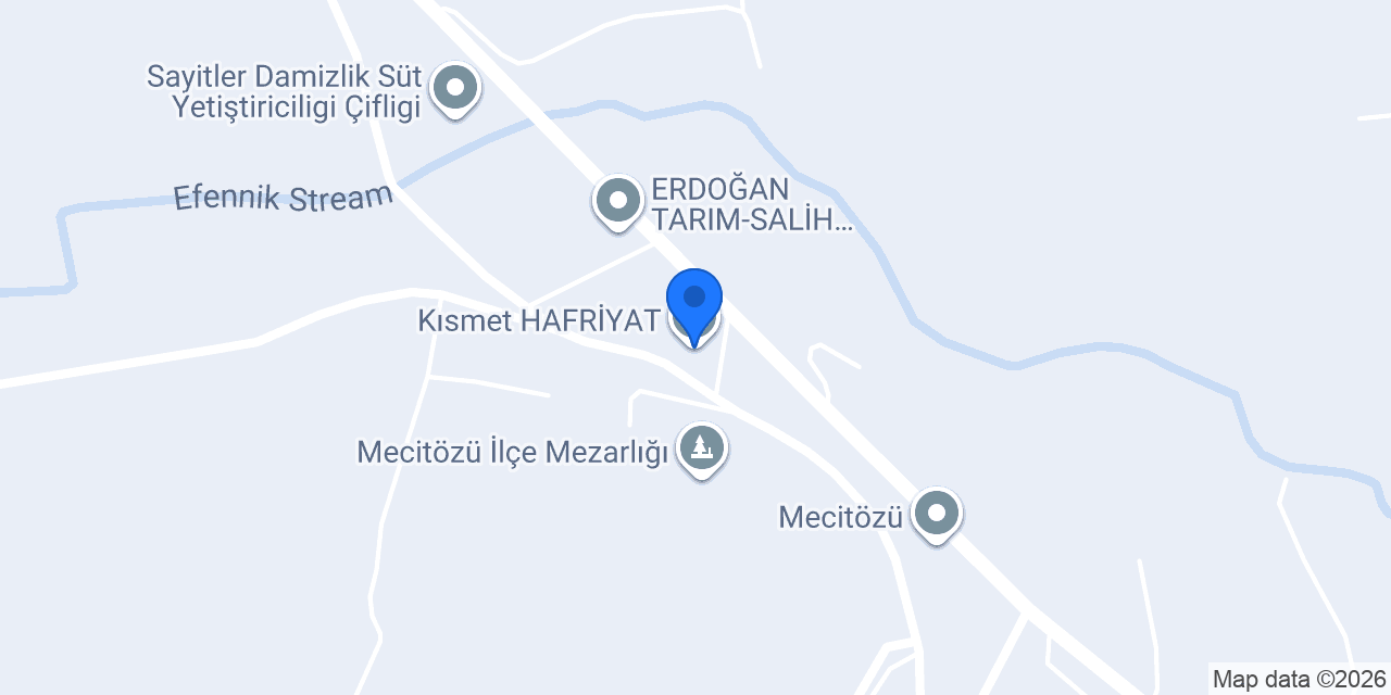 Kısmet HAFRİYAT konumu