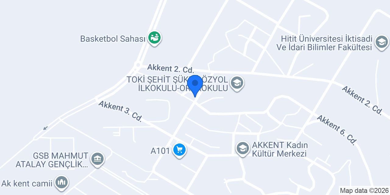 Toki Akkent Aile Sağlık Mer. konumu