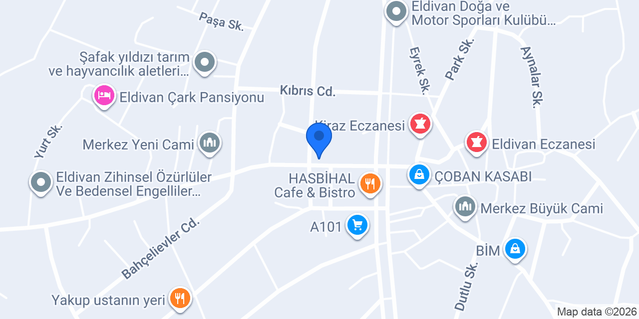 Eldivan Noterliği konumu
