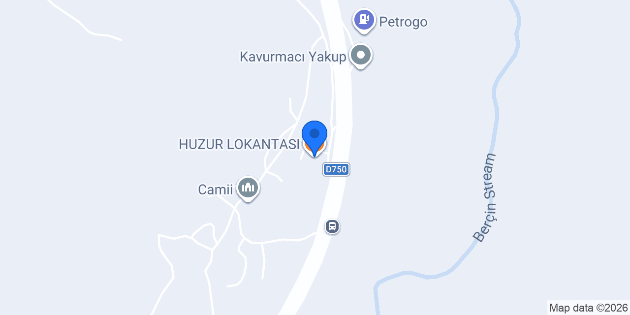 HUZUR LOKANTASI konumu