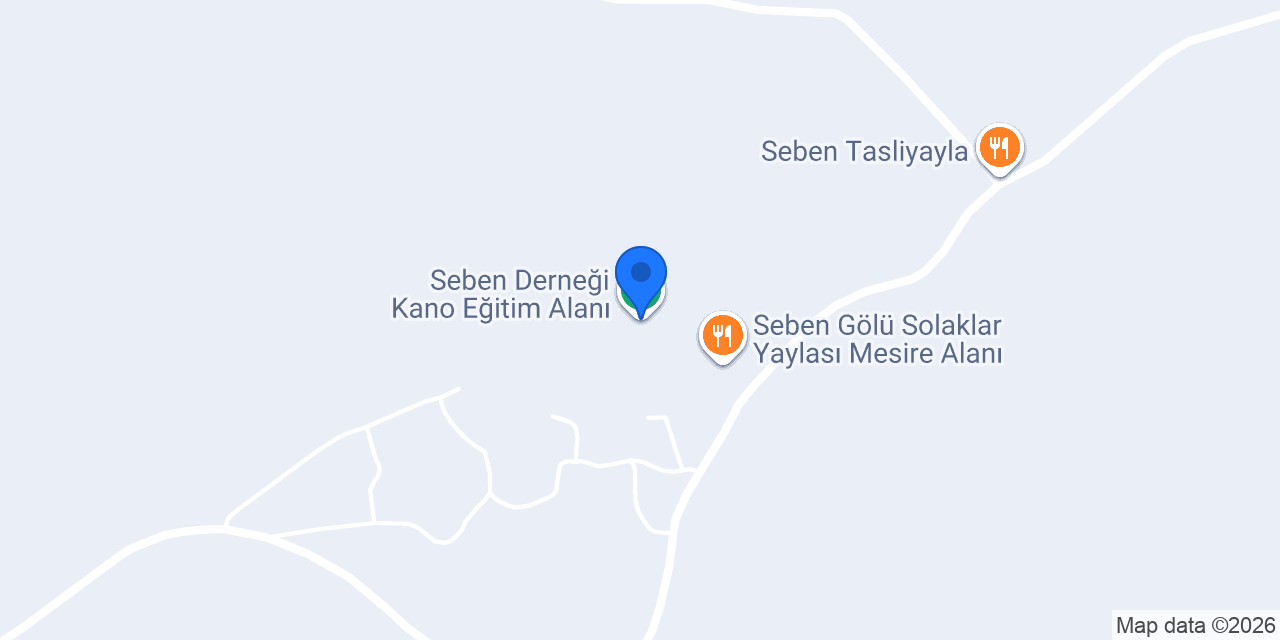 Seben Derneği Kano Eğitim Alanı konumu
