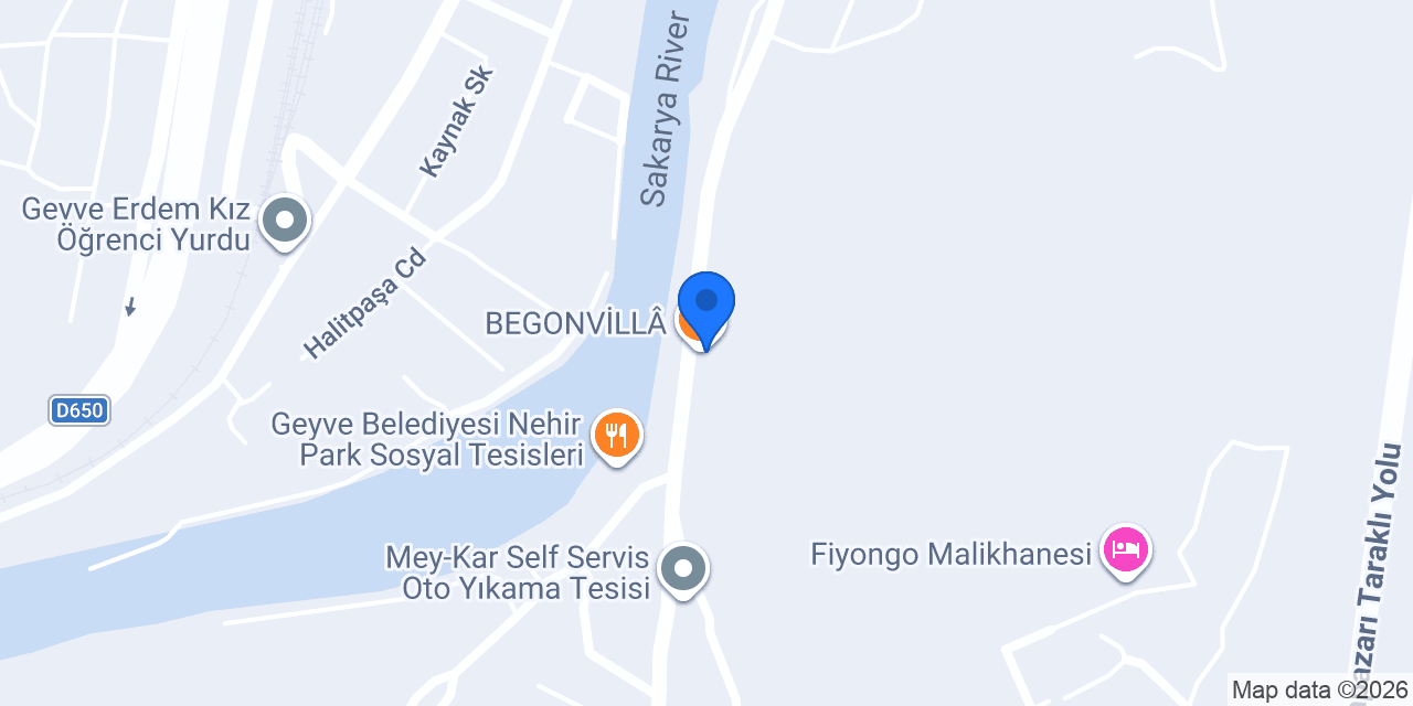 BEGONVİLLÂ konumu