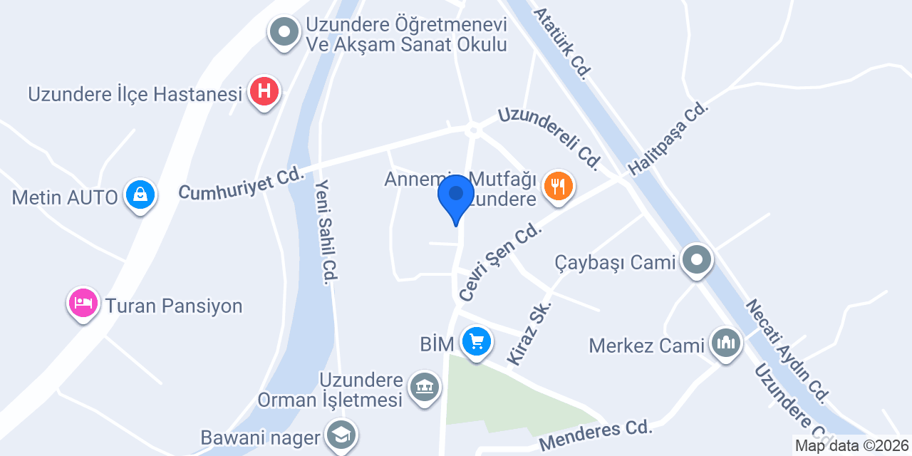 Ninenin Tandırı konumu