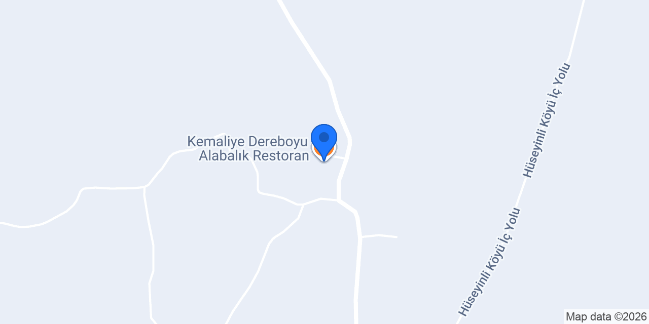 Kemaliye Dereboyu Alabalık Restoran konumu