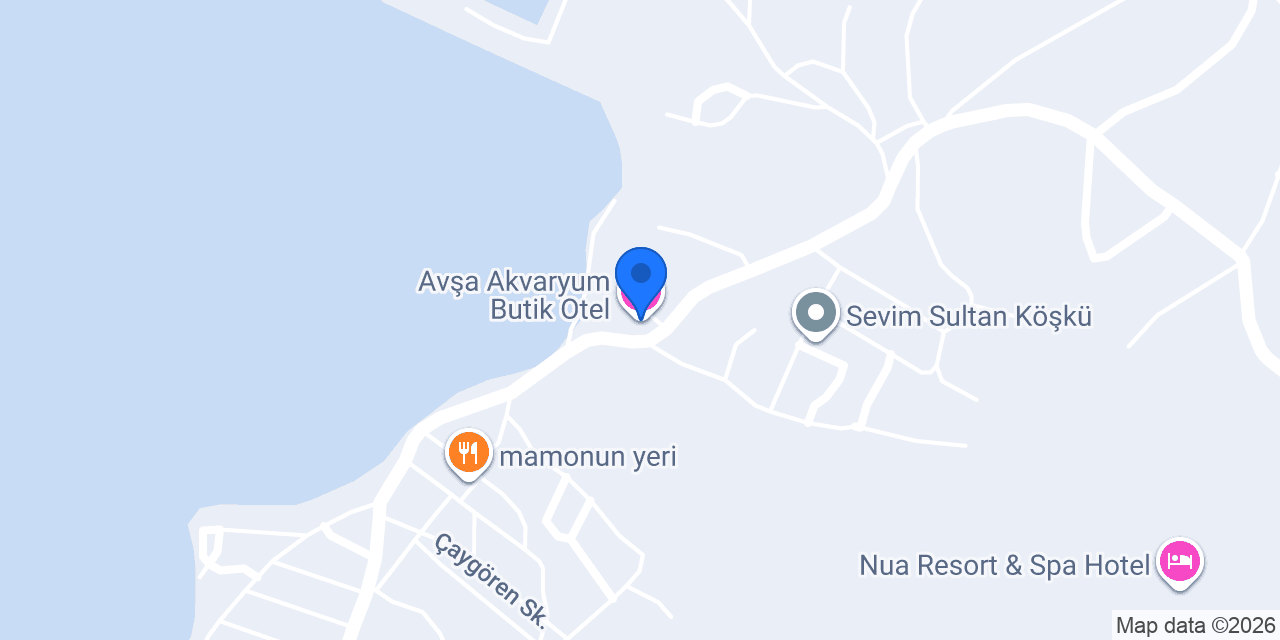 Avşa Akvaryum Butik Otel konumu