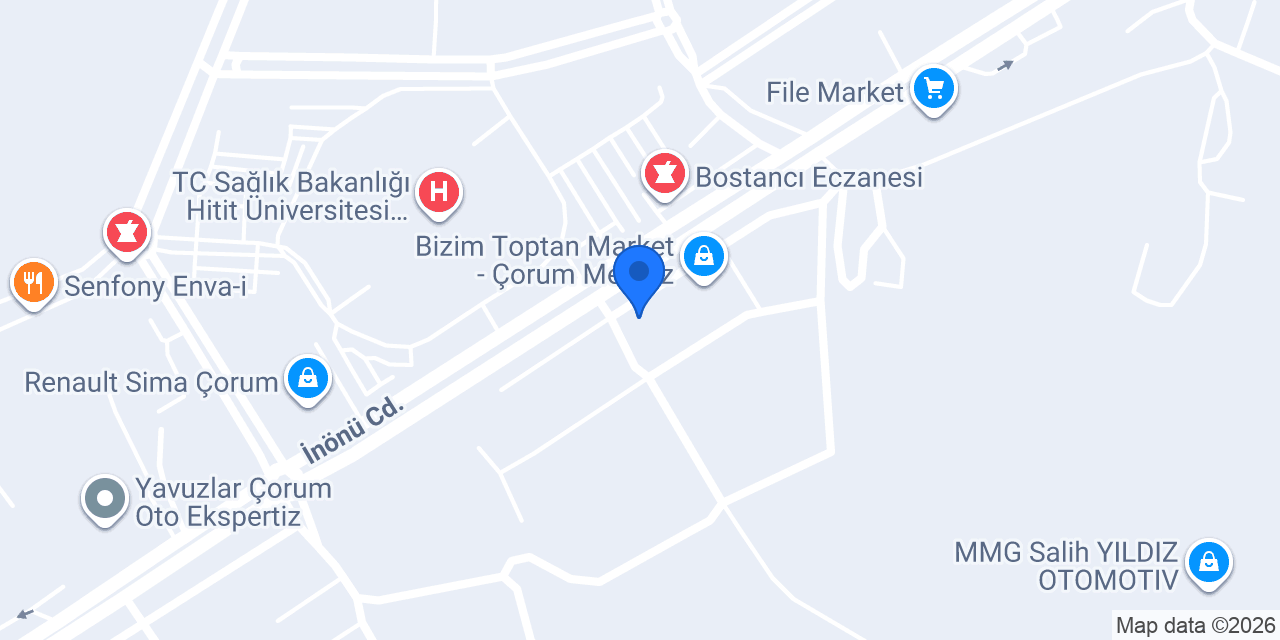 ÖZÇINAR MEDİKAL konumu