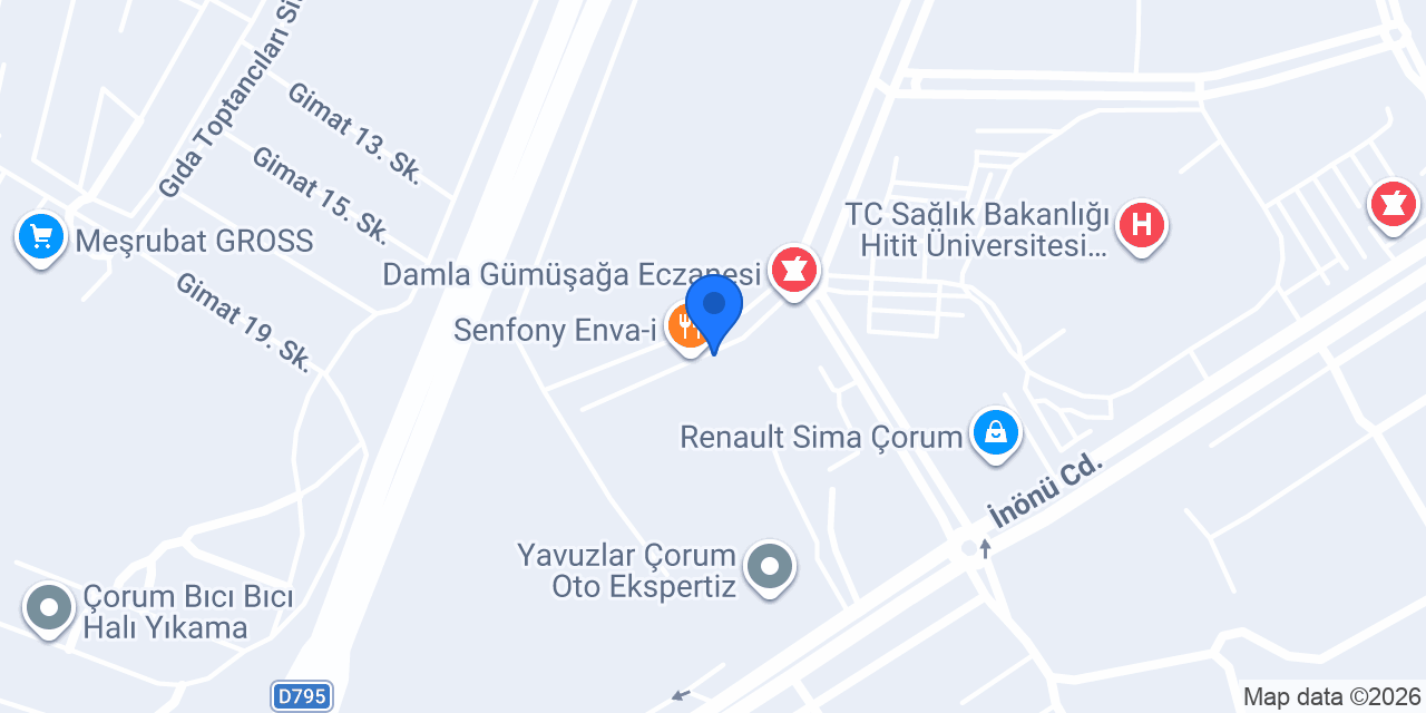 YAĞMUR ECZANESİ konumu