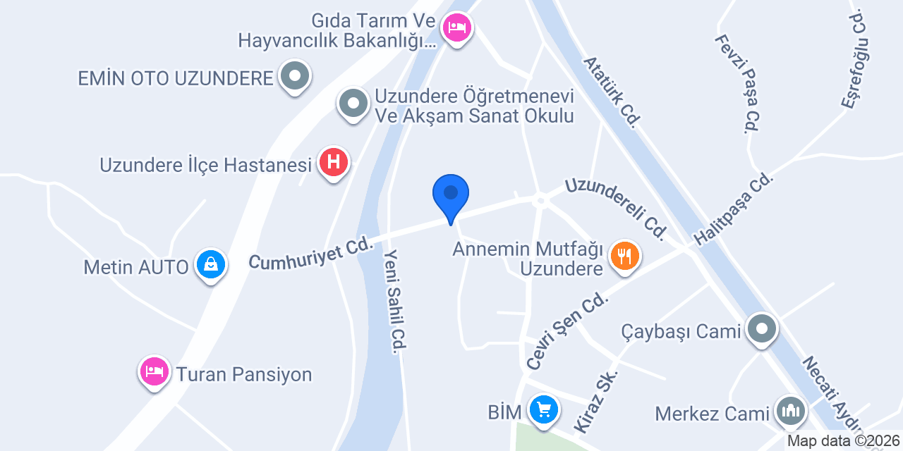 Caglayan Yapı Market konumu
