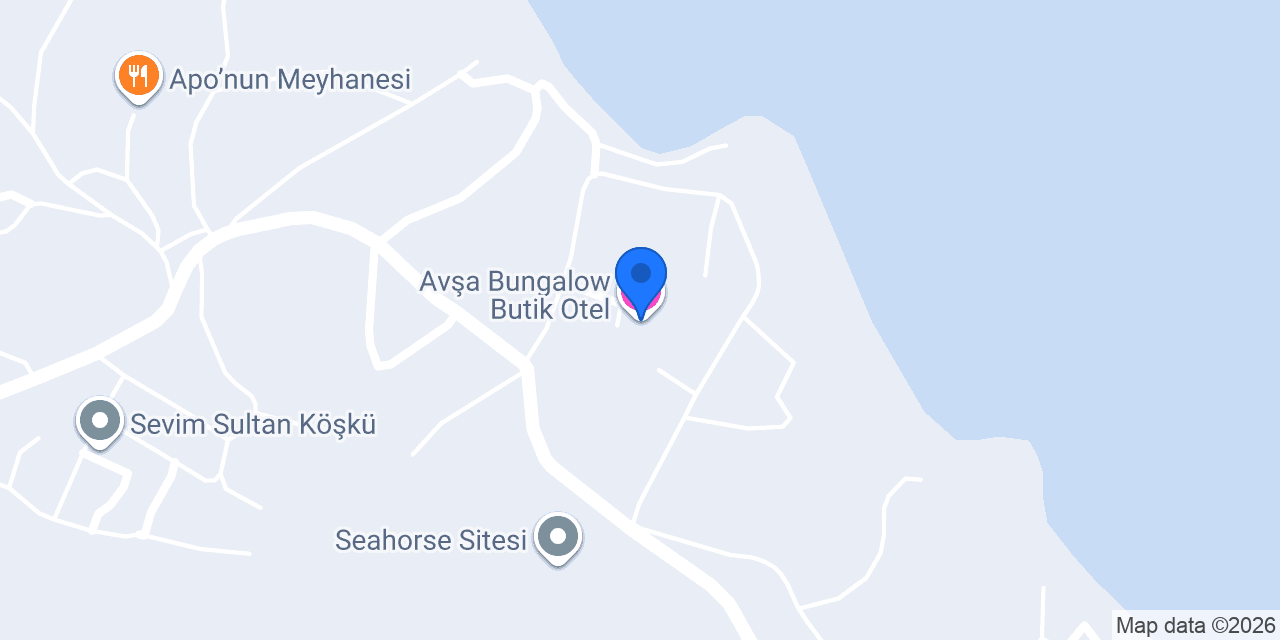 Avşa Bungalow Butik Otel konumu