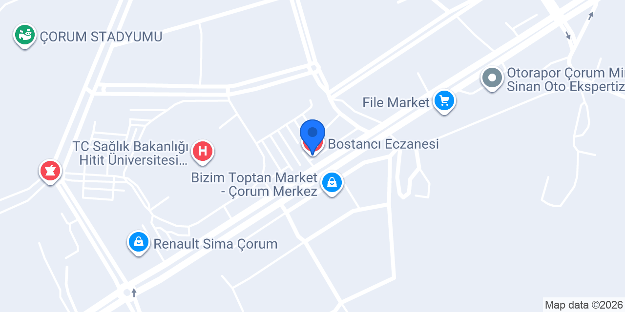 ARYA ECZANESİ konumu