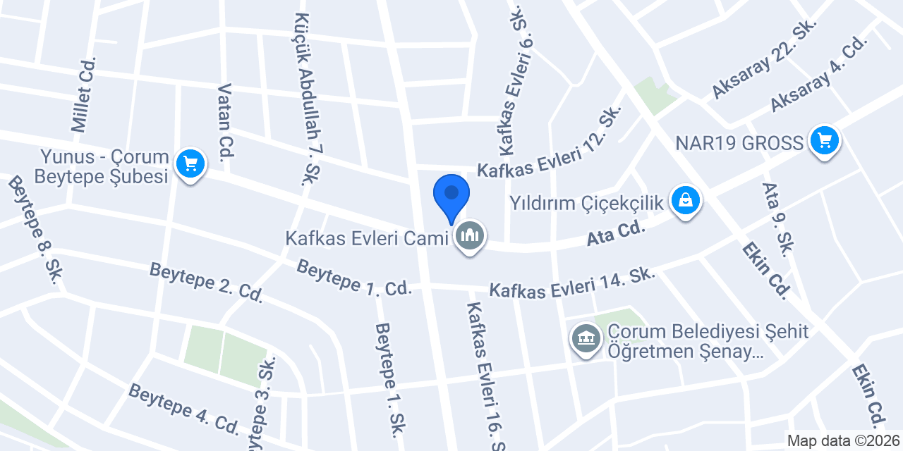 zirve dondurma & cafe konumu