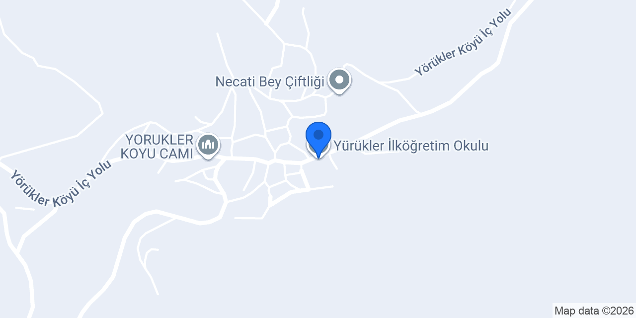 Yürükler İlköğretim Okulu konumu