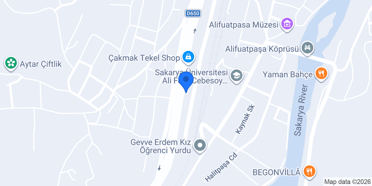 Çınar Market konumu