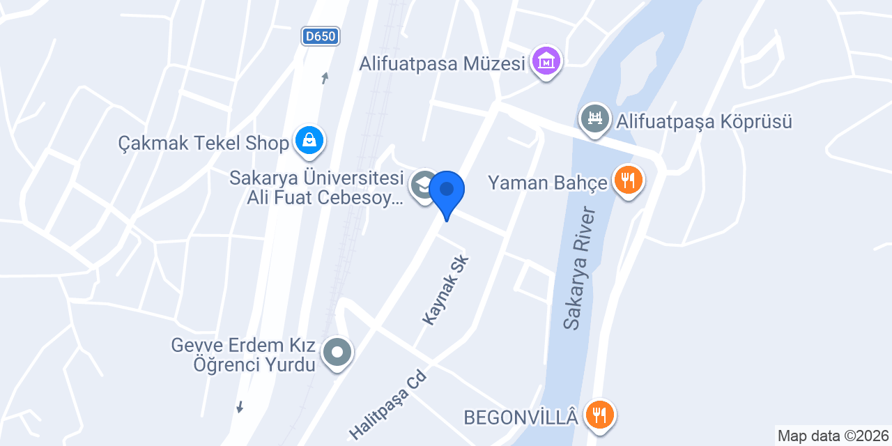 Alifuatpaşa PTT Şubesi konumu