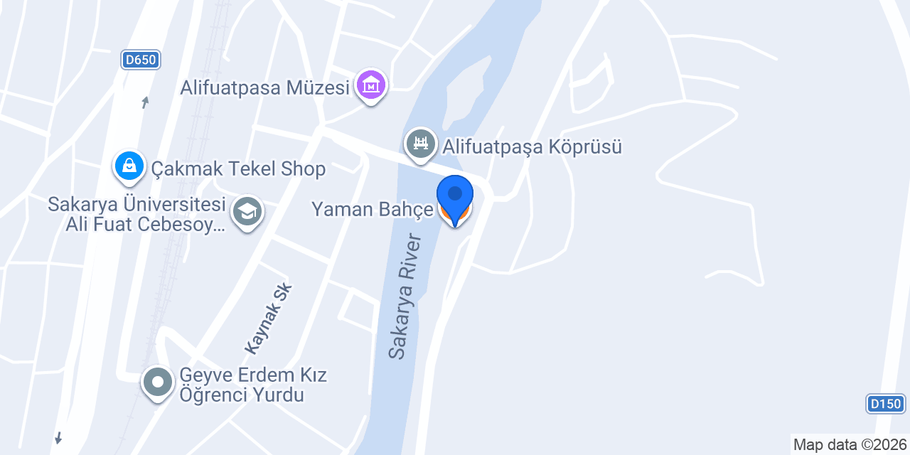 Yaman Bahçe konumu