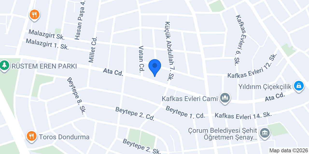Güçbir Ekmek Fabrikası konumu