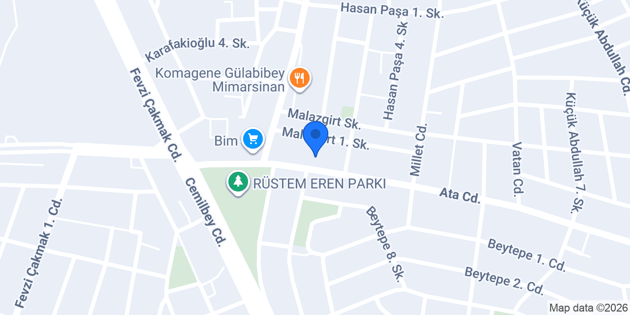 Elit Zade Dondurma konumu