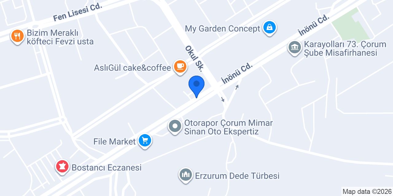 ÇORUM 6. NOTERLİĞİ konumu
