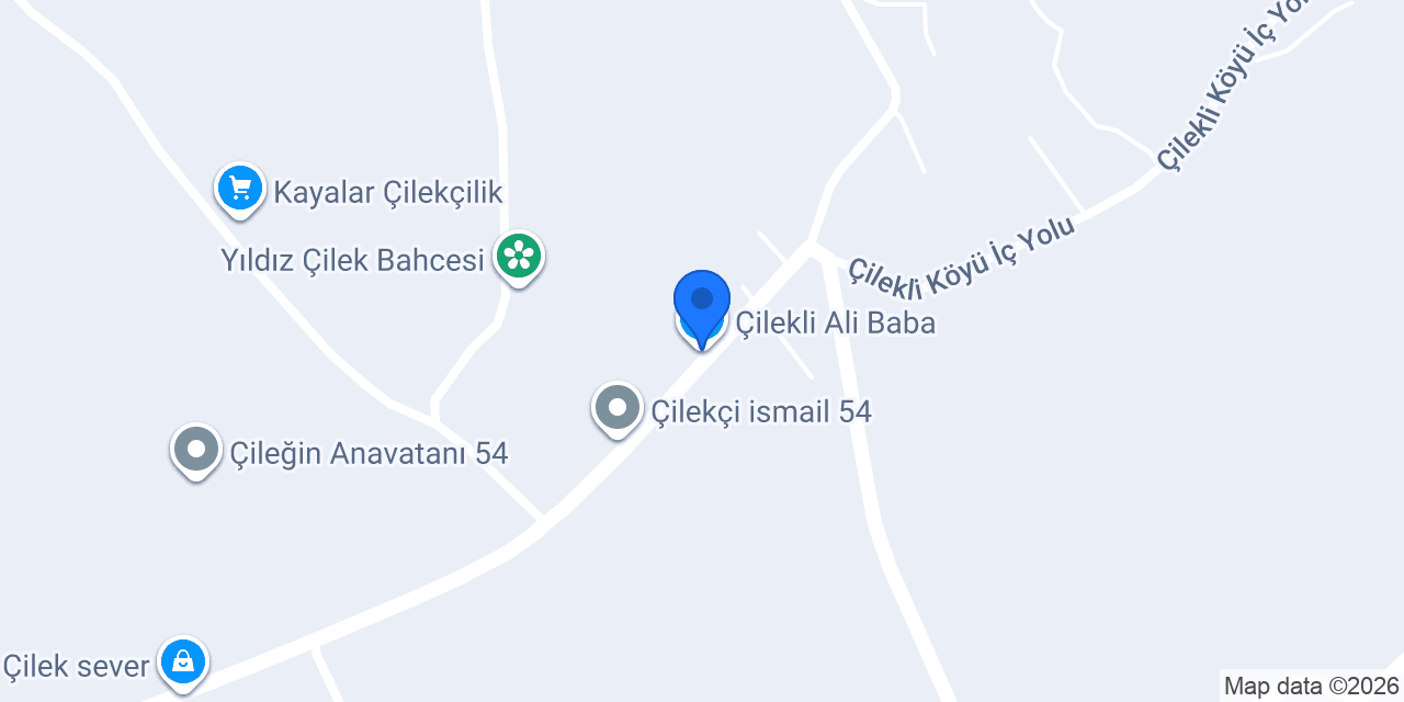 Çilekli Ali Baba konumu