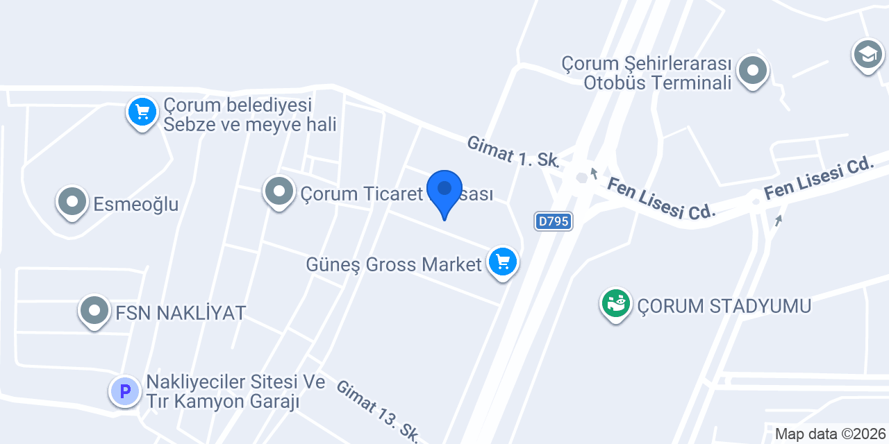 Ergül Meşrubat ve Gıda Pazarlama konumu