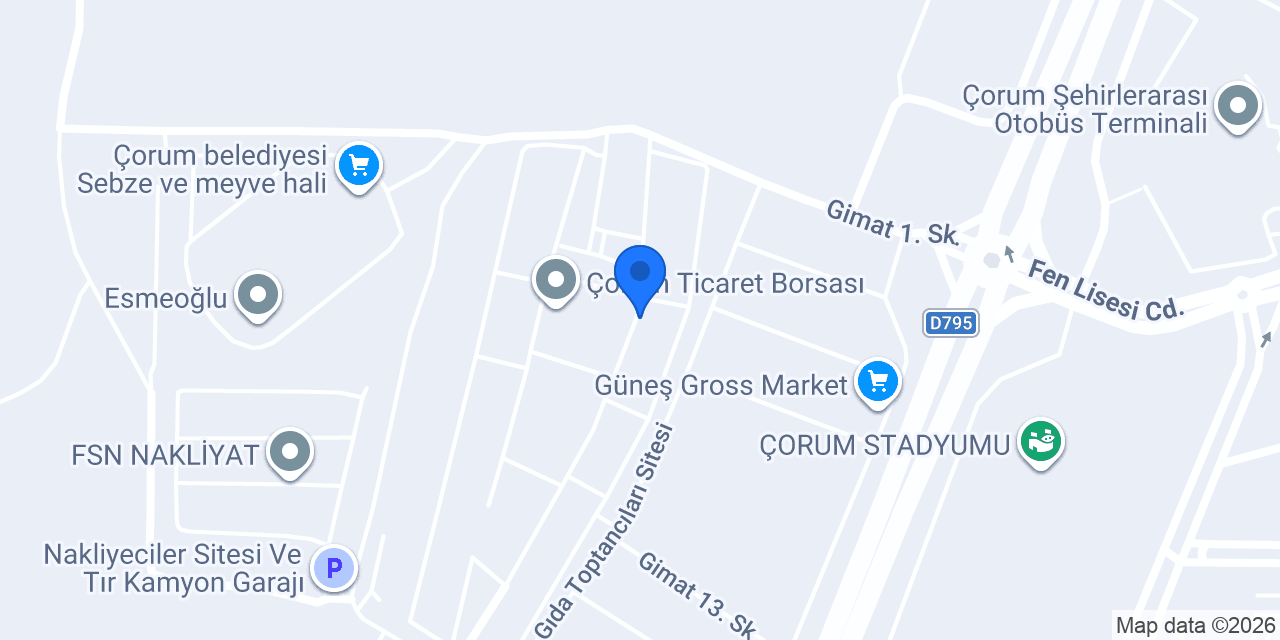 Efor Gıda konumu