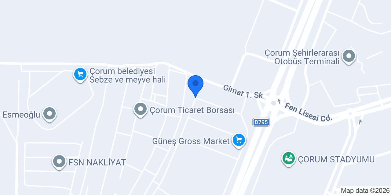 HANCAR ÇORUM konumu