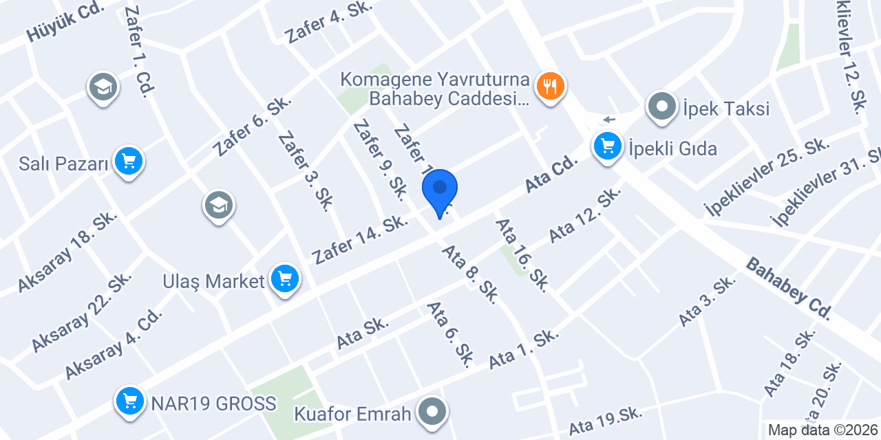 YAREN ECZANESİ konumu
