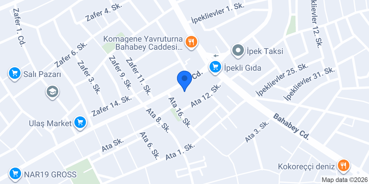 Kalender Erkek Kuaförü konumu