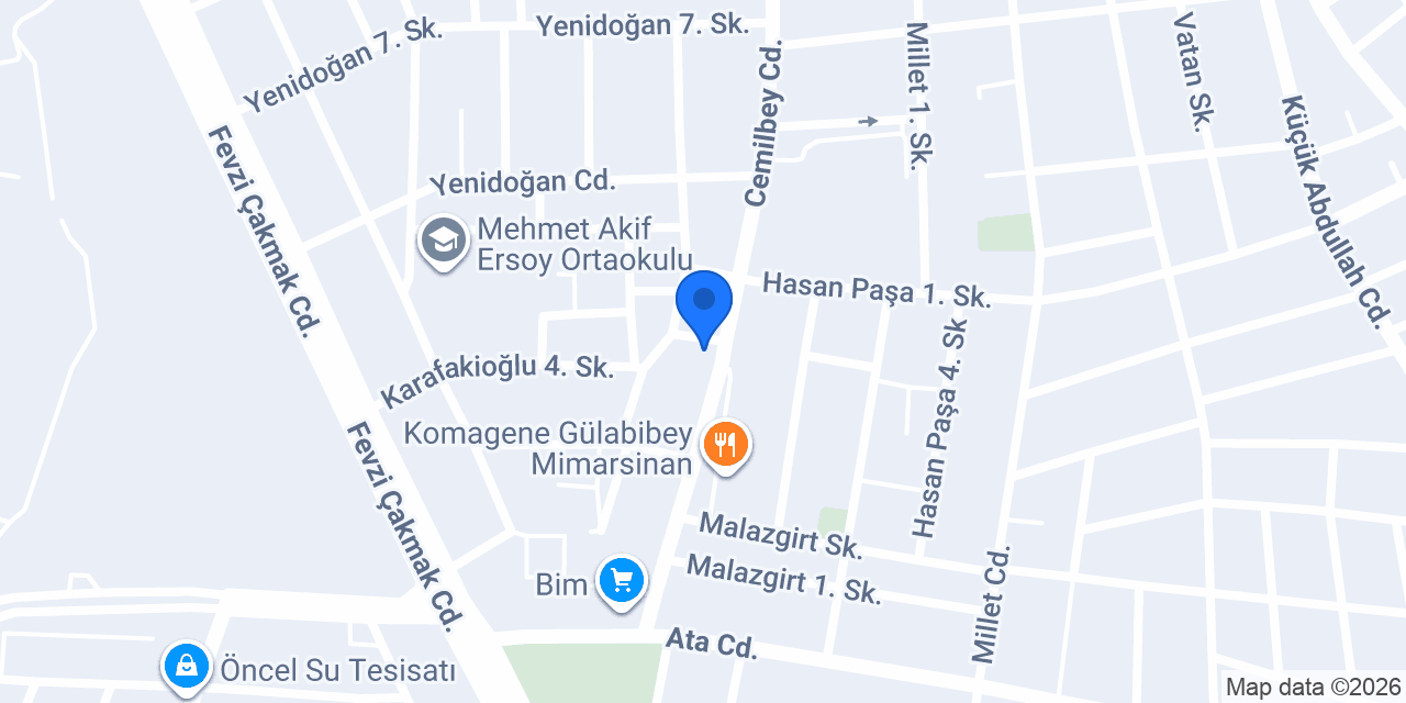 YÜCE ÇİÇEK konumu