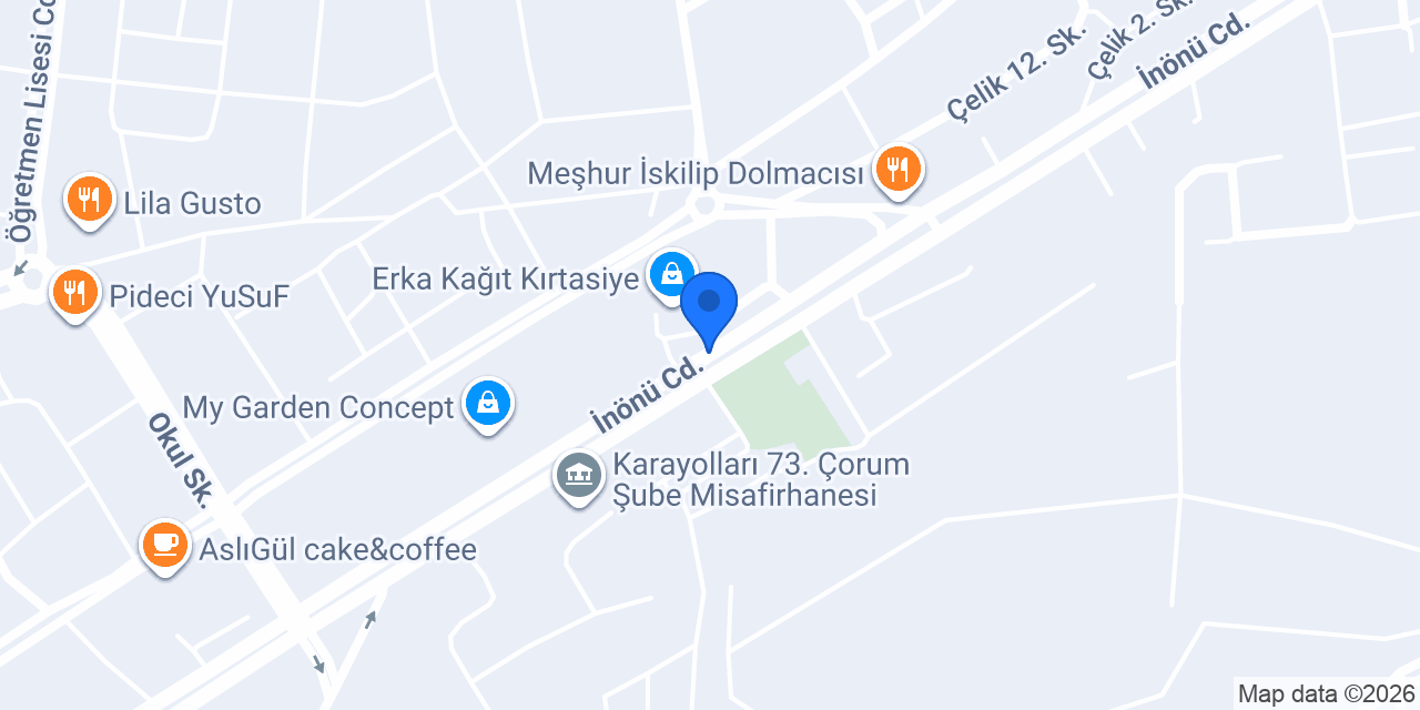 Fizyo Baby Spa ÇORUM konumu