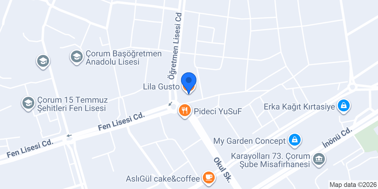 Lila Gusto konumu