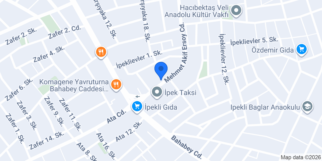FERDİNOX ENDÜSTRİYEL MUTFAK konumu