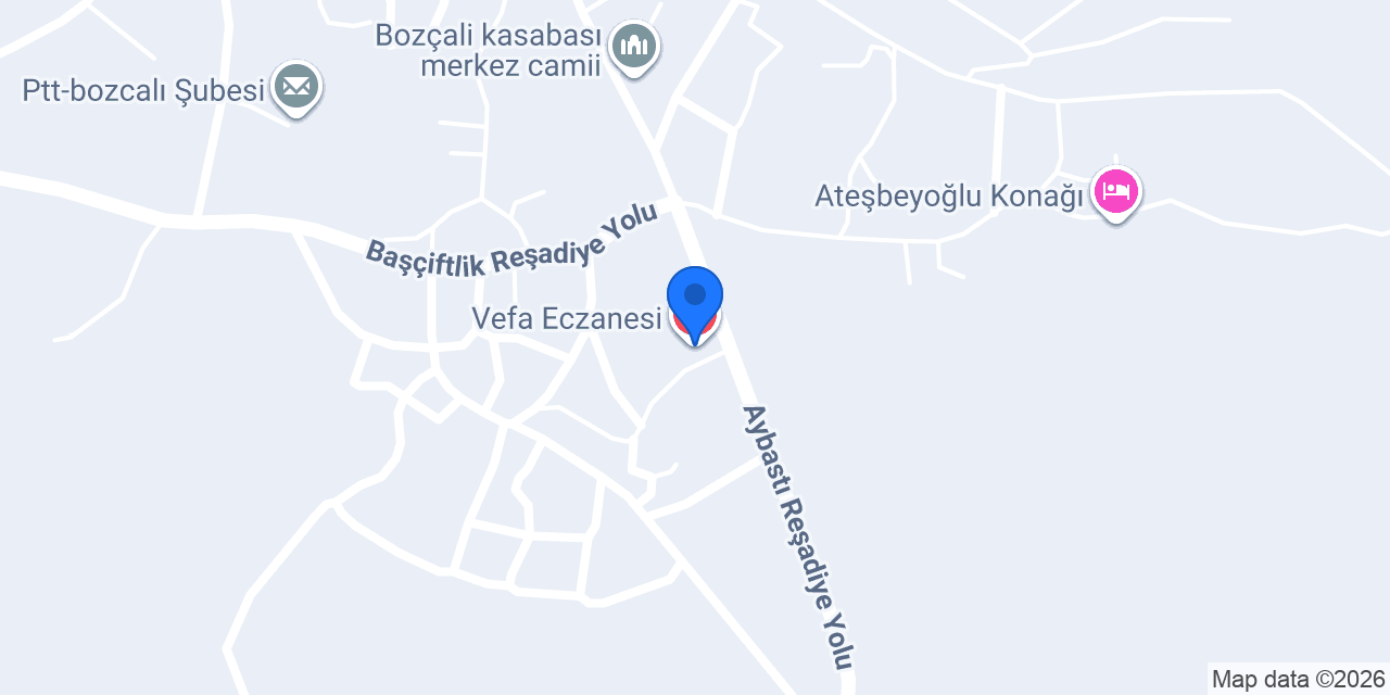 Vefa Eczanesi konumu