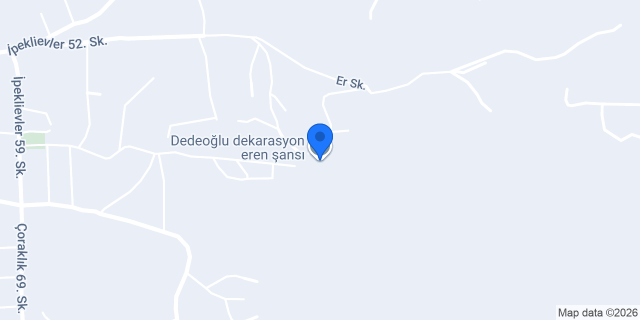 Dedeoğlu dekarasyon eren şansı konumu