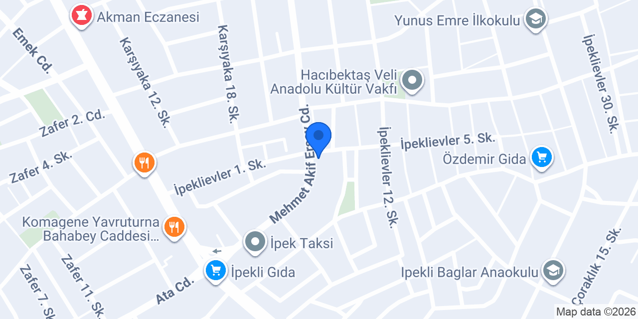 Yunus - Çorum 6 Şubesi konumu