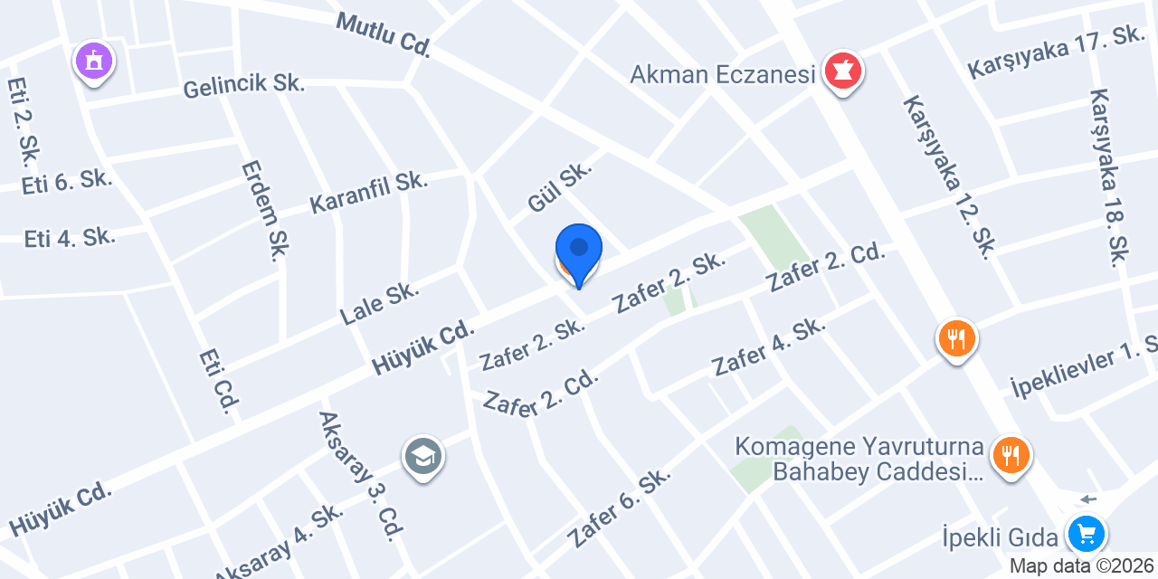Gözde Pide Salonu konumu