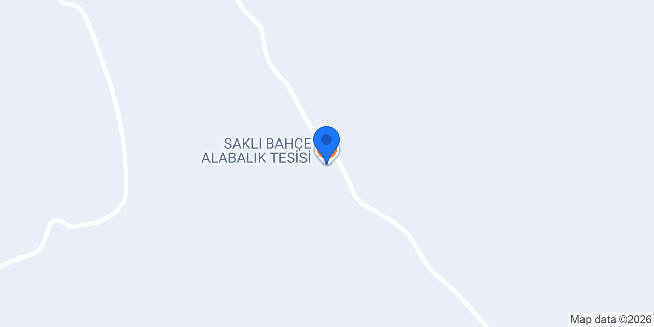 SAKLI BAHÇE ALABALIK TESİSİ konumu