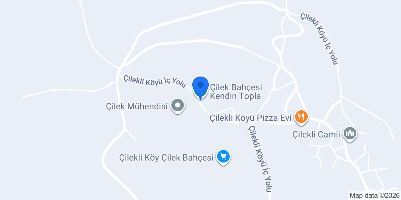 Çilek Bahçesi Kendin Topla konumu